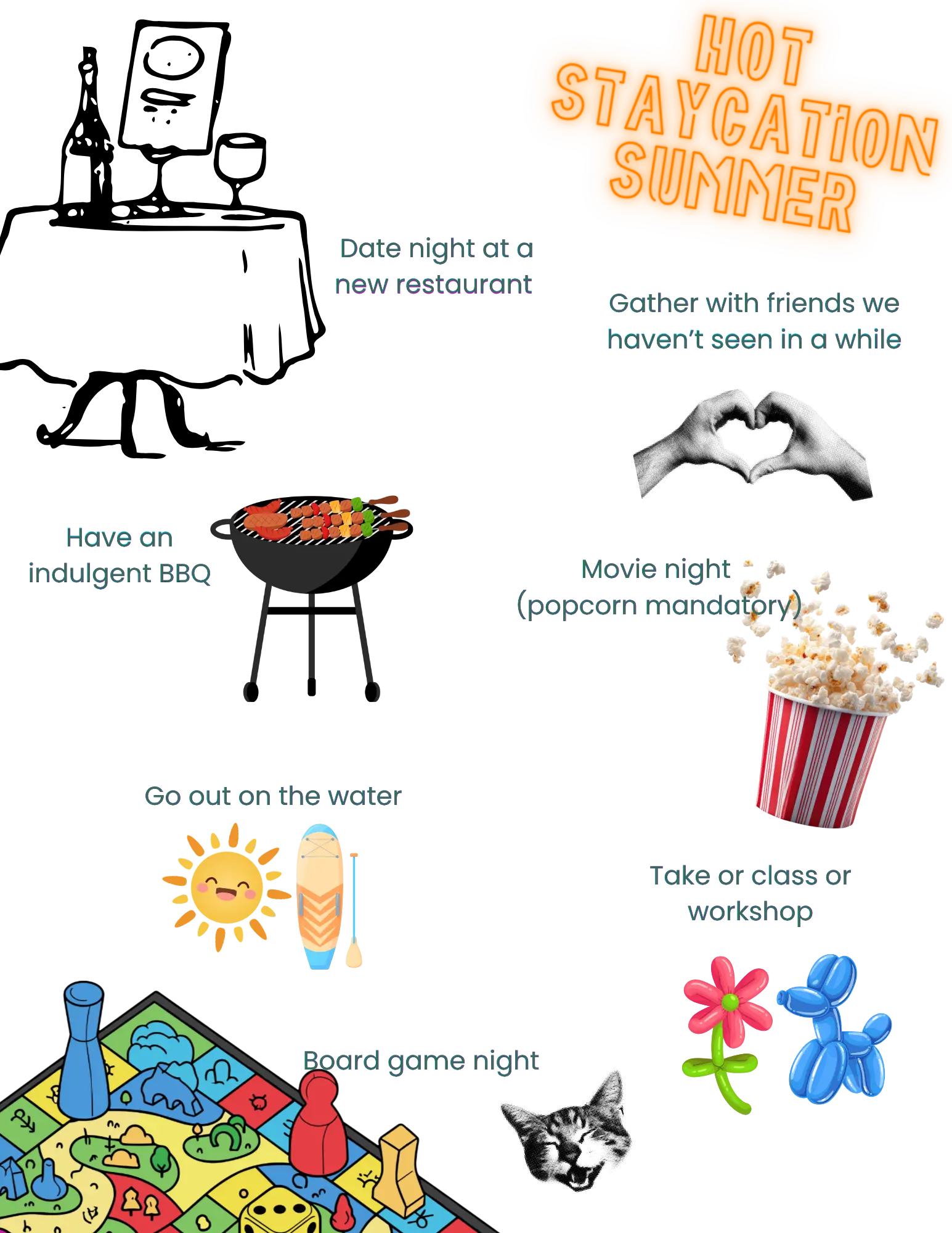 list of fun staycation summer activities
